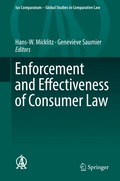 Enforcement and Effectiveness of Consumer Law