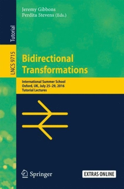 Perdita Stevens, Jeremy Gibbons - Bidirectional Transformations, E-bok
