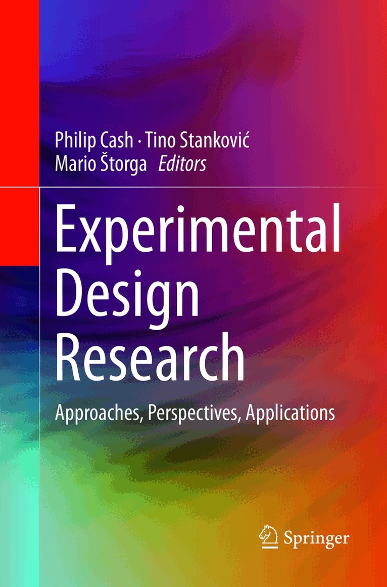 Philip Cash, Tino Stanković, Mario Štorga - Experimental Design Research, Häftad. Tillgänglighet: Lägg i varukorg