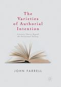 The Varieties of Authorial Intention