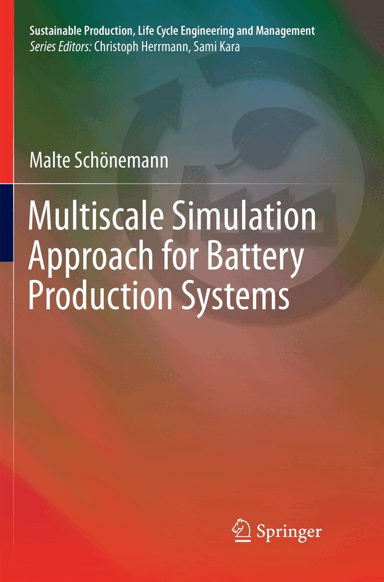 Malte Schönemann - Multiscale Simulation Approach for Battery Production Systems, Häftad