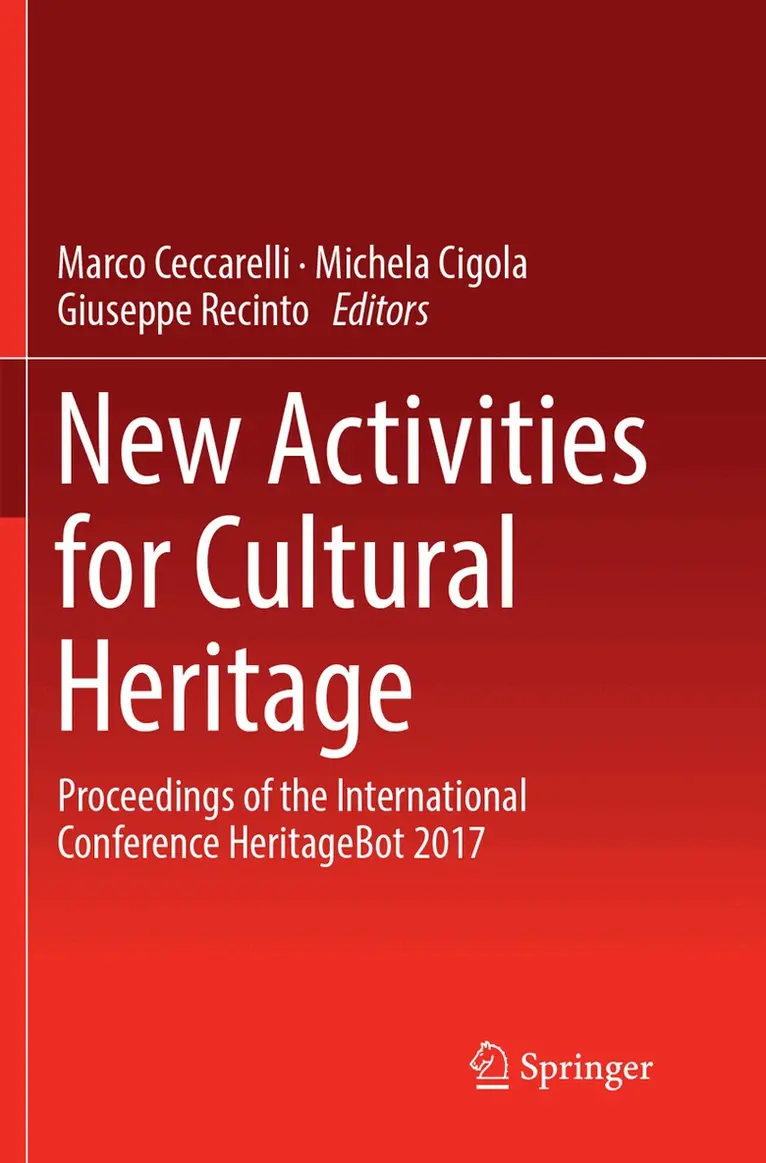 Marco Ceccarelli, Michela Cigola, Giuseppe Recinto - New Activities For Cultural Heritage, Häftad. Tillgänglighet: Lägg i varukorg