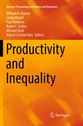 Productivity and Inequality