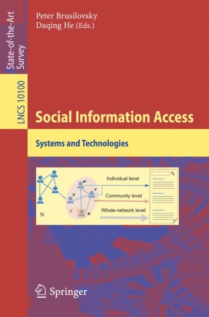 Daqing He, Peter Brusilovsky - Social Information Access, E-bok