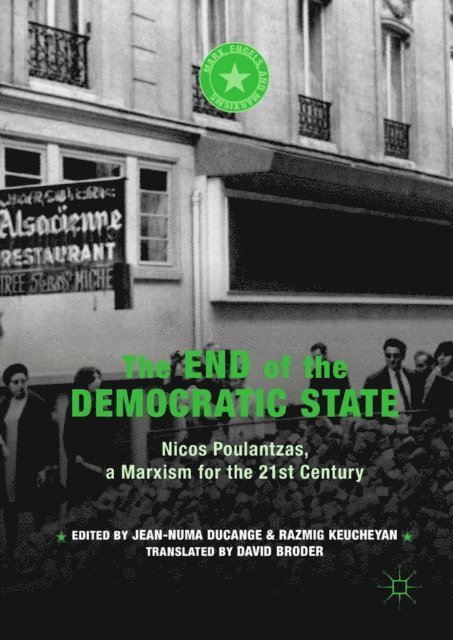 Razmig Keucheyan, Jean-Numa Ducange - End of the Democratic State, E-bok