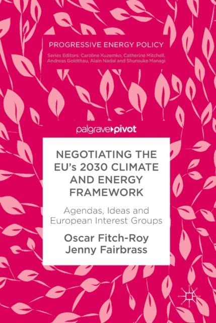 Jenny Fairbrass, Oscar Fitch-Roy - Negotiating the EU's 2030 Climate and Energy Framework, E-bok