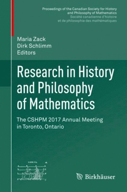 Dirk Schlimm, Maria Zack - Research in History and Philosophy of Mathematics, E-bok