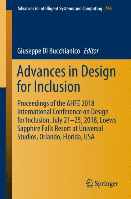 Giuseppe Di Bucchianico - Advances in Design for Inclusion, E-bok