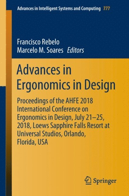 Marcelo M. Soares, Francisco Rebelo - Advances in Ergonomics in Design, E-bok