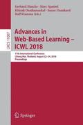 Advances in Web-Based Learning - ICWL 2018
