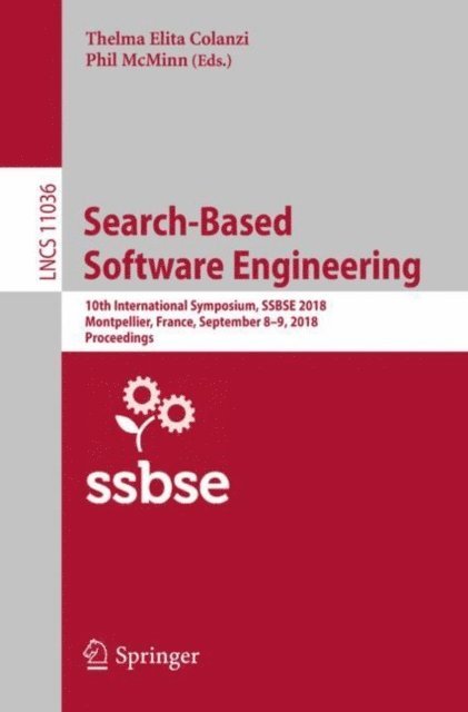 Phil McMinn, Thelma Elita Colanzi - Search-Based Software Engineering, E-bok