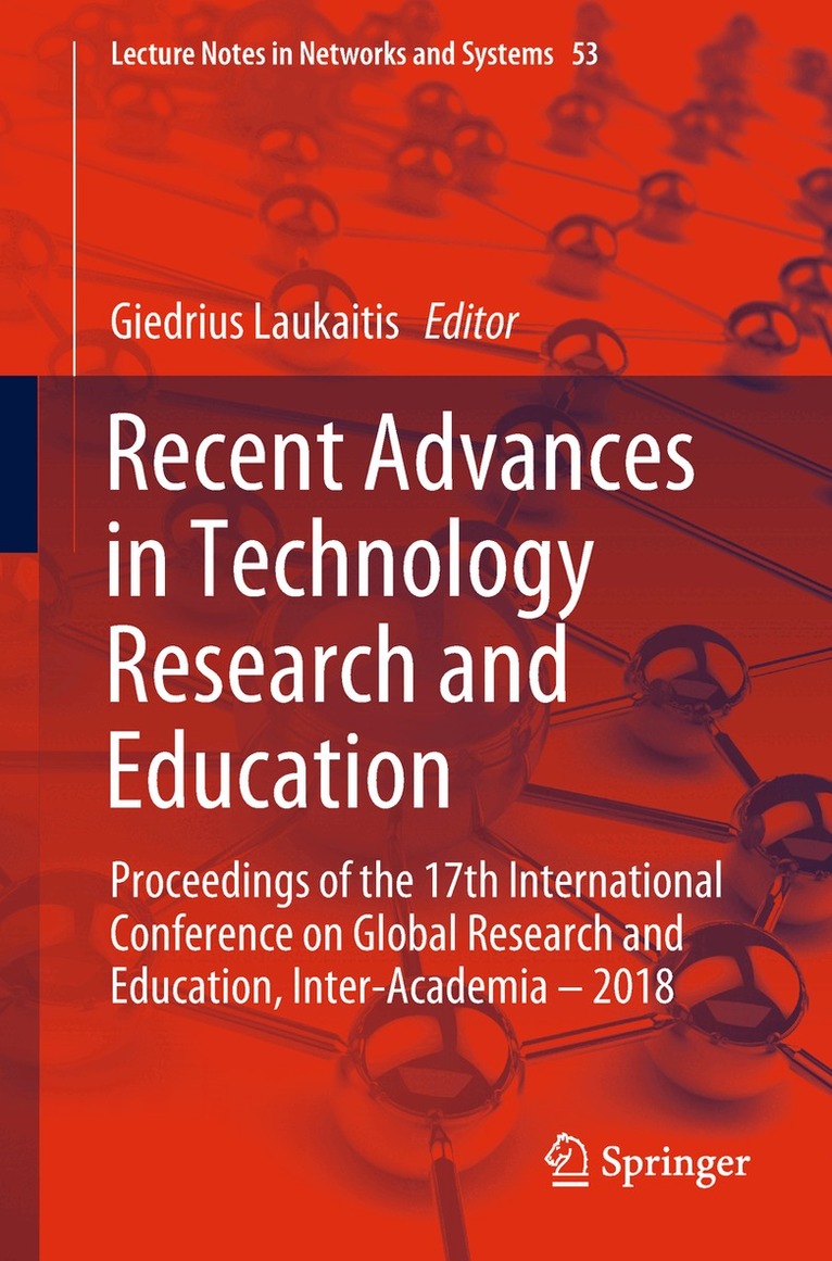 Giedrius Laukaitis - Recent Advances in Technology Research and Education, Häftad