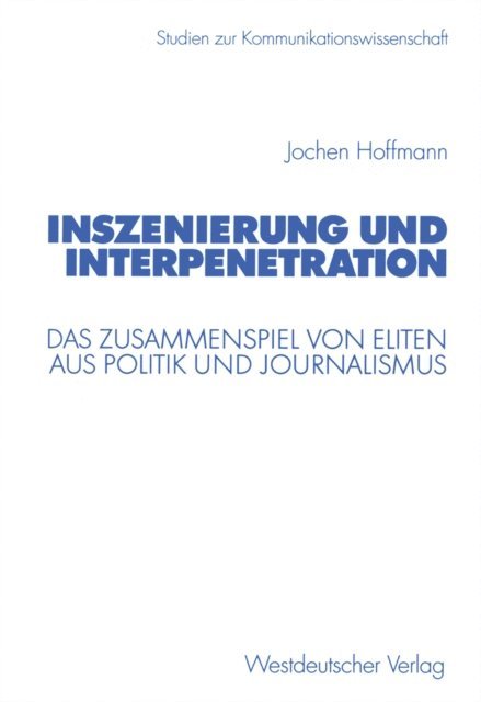 Jochen Hoffmann - Inszenierung und Interpenetration, E-bok