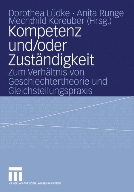 Mechthild Koreuber, Anita Runge, Dorothea Ludke - Kompetenz und/oder Zuständigkeit, E-bok