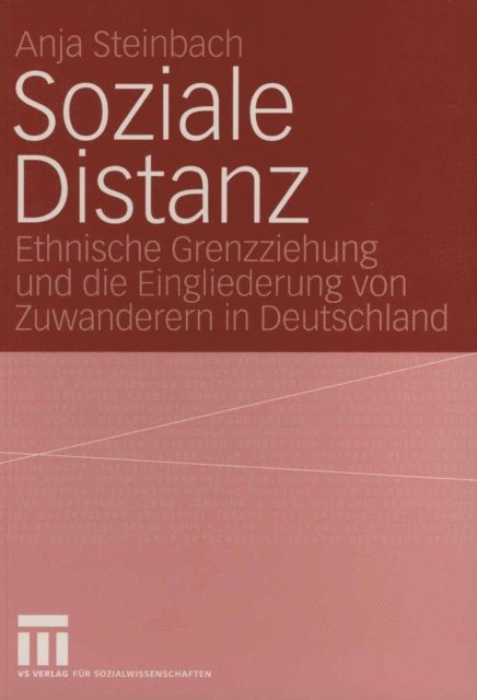 Anja Steinbach - Soziale Distanz, E-bok