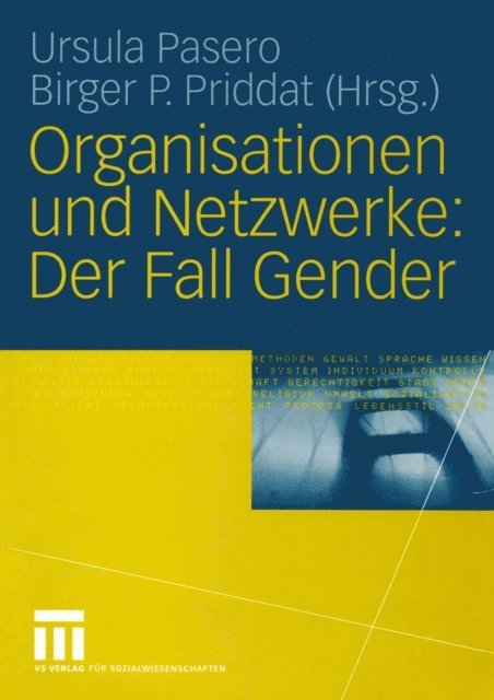 Birger P. Priddat, Ursula Pasero - Organisationen und Netzwerke: Der Fall Gender, E-bok