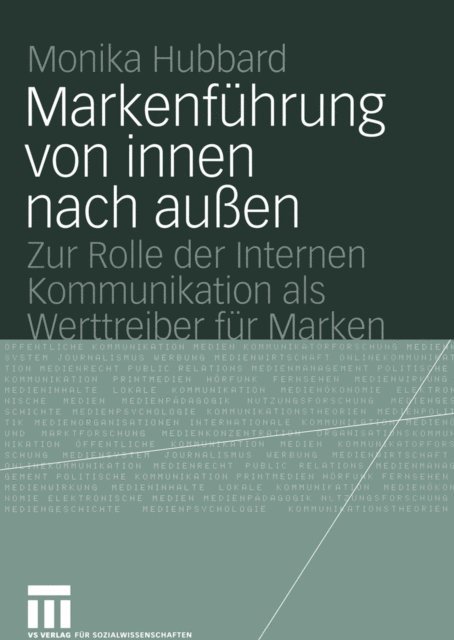 Monika Hubbard - Markenführung von innen nach außen, E-bok