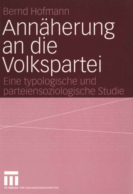 Bernd Hofmann - Annäherung an die Volkspartei, E-bok