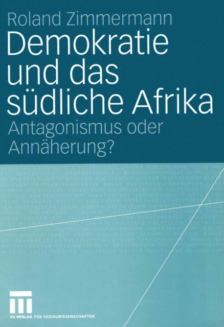 Roland Zimmermann - Demokratie und das südliche Afrika, E-bok