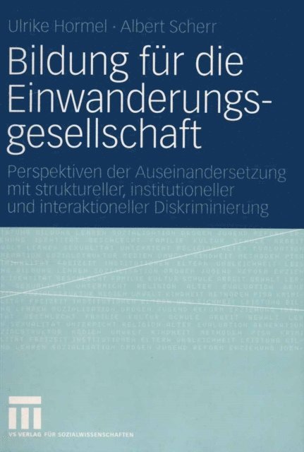 Albert Scherr, Ulrike Hormel - Bildung für die Einwanderungsgesellschaft, E-bok