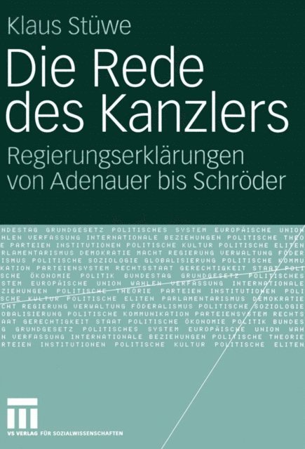 Klaus Stuwe - Die Rede des Kanzlers, E-bok