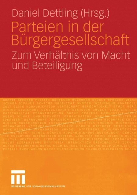 Daniel Dettling - Parteien in der Bürgergesellschaft, E-bok