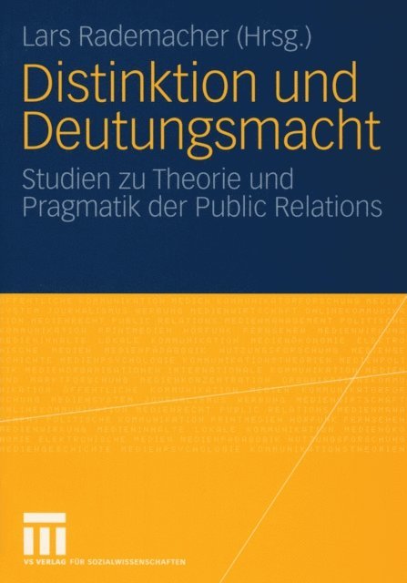 Lars Rademacher - Distinktion und Deutungsmacht, E-bok