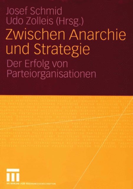 Udo Zolleis, Josef Schmid - Zwischen Anarchie und Strategie, E-bok