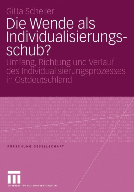 Gitta Scheller - Die Wende als Individualisierungsschub?, E-bok