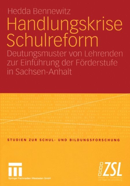 Hedda Bennewitz - Handlungskrise Schulreform, E-bok