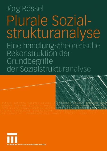 Jorg Rossel - Plurale Sozialstrukturanalyse, E-bok