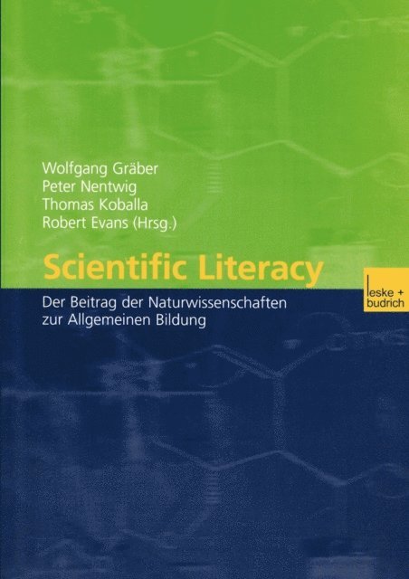 Robert H. Evans, Thomas R. Koballa, Peter Nentwig, Wolfgang Graber - Scientific Literacy, E-bok