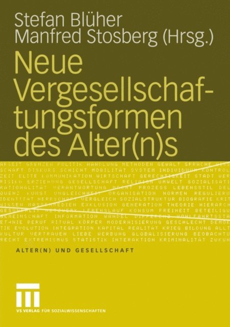 Manfred Stosberg, Stefan Bluher - Neue Vergesellschaftungsformen des Alter(n)s, E-bok