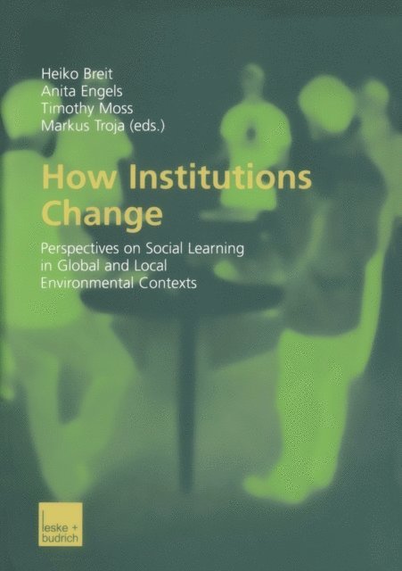 Markus Troja, Timothy Moss, Anita Engels, Heiko Breit - How Institutions Change, E-bok