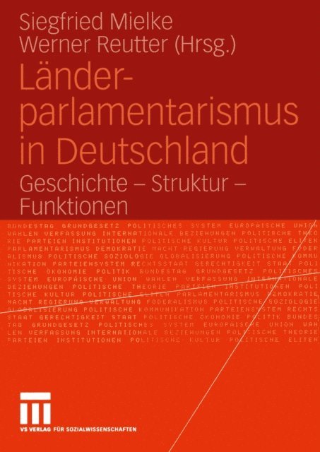 Werner Reutter, Siegfried Mielke - Länder-parlamentarismus in Deutschland, E-bok