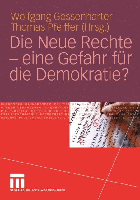 Thomas Pfeiffer, Prof. Dr. Wolfgang Gessenharter - Die Neue Rechte — eine Gefahr für die Demokratie?, E-bok