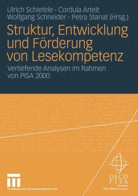 Petra Stanat, Wolfgang Schneider, Cordula Artelt, Ulrich Schiefele - Struktur, Entwicklung und Förderung von Lesekompetenz, E-bok