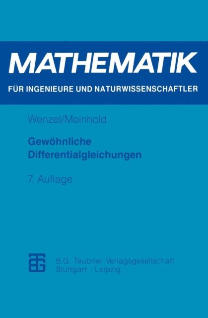 Peter Meinhold, Horst Wenzel - Gewöhnliche Differentialgleichungen, E-bok