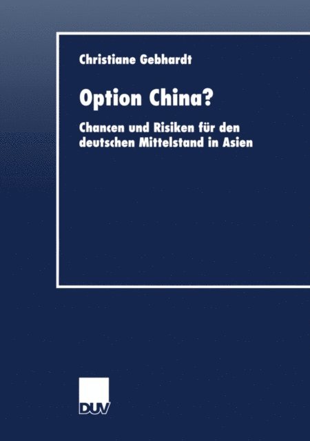 Christiane Gebhardt - Option China?, E-bok