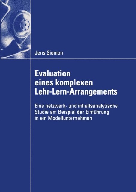 Jens Siemon - Evaluation eines komplexen Lehr-Lern-Arrangements, E-bok