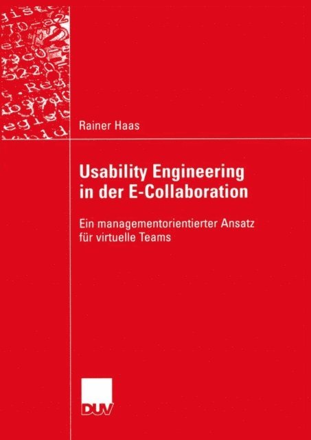 Rainer Haas - Usability Engineering in der E-Collaboration, E-bok