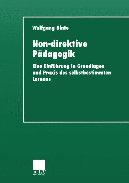 Wolfgang Hinte - Non-direktive Pädagogik, E-bok