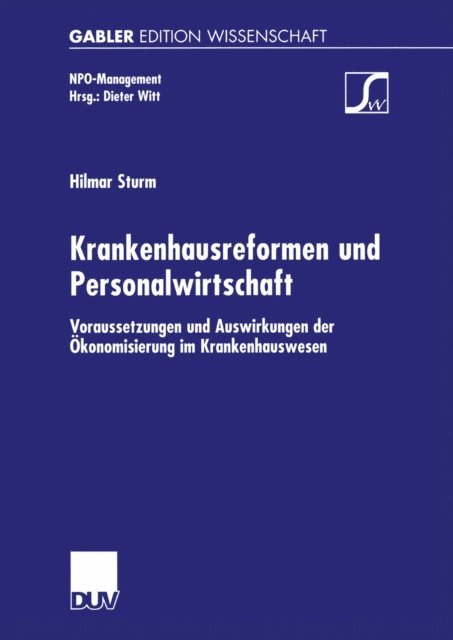 Hilmar Sturm - Krankenhausreformen und Personalwirtschaft, E-bok