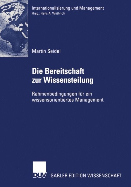Martin Seidel - Die Bereitschaft zur Wissensteilung, E-bok