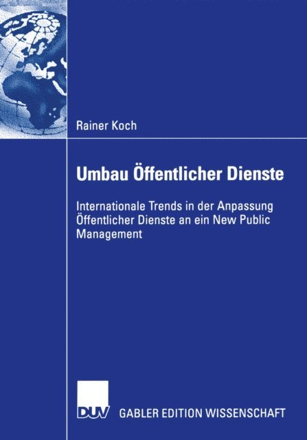 Rainer Koch - Umbau Öffentlicher Dienste, E-bok