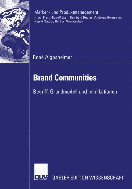 Rene Algesheimer - Brand Communities, E-bok