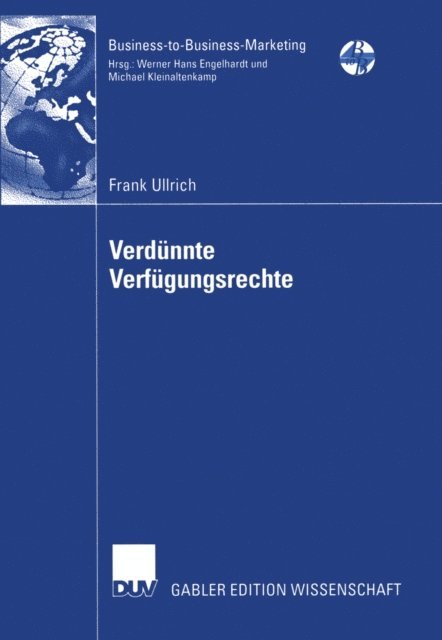 Frank Ullrich - Verdünnte Verfügungsrechte, E-bok