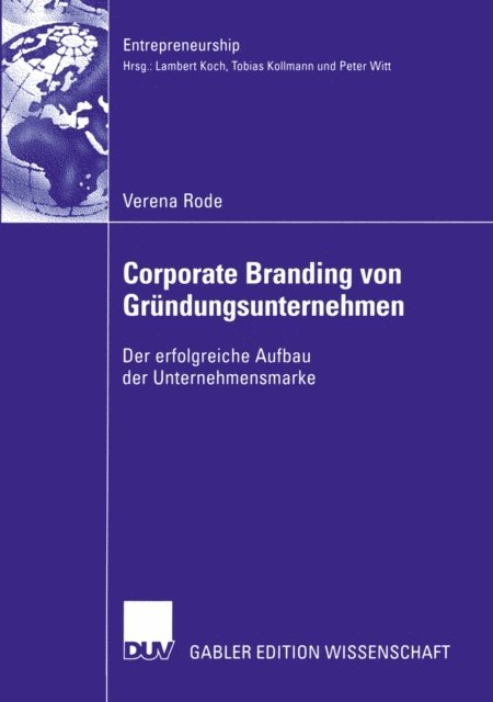 Verena Rode - Corporate Branding von Gründungsunternehmen, E-bok