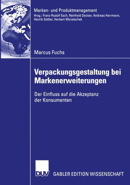 Marcus Fuchs - Verpackungsgestaltung bei Markenerweiterungen, E-bok