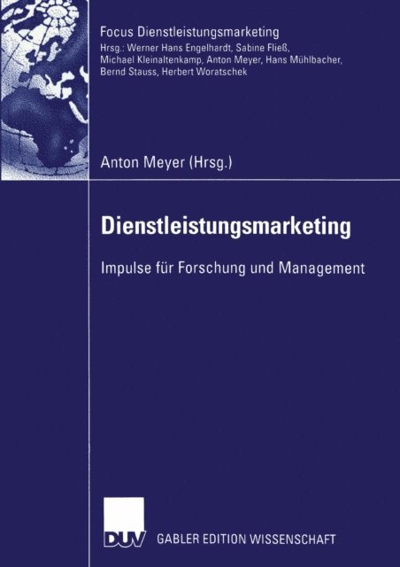 Anton Meyer - Dienstleistungsmarketing, E-bok